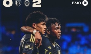 美职联-温哥华白浪2-0堪萨斯城，穆勒因踝关节伤势缺席